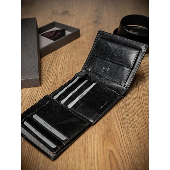 ROVICKY bőr RFID pénztárca PC-102-BAR