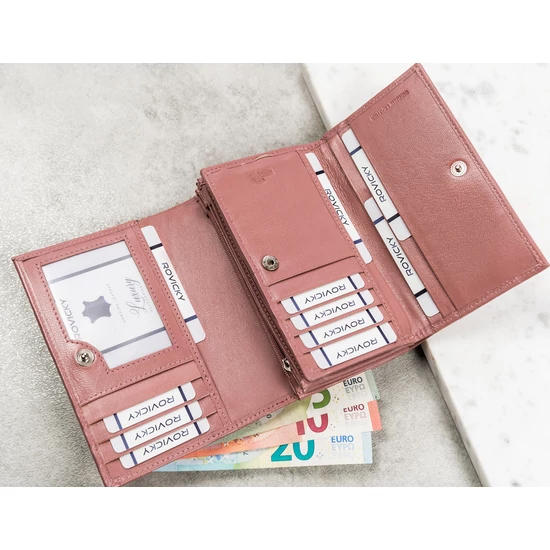 CAVALDI 4U RFID bőr pénztárca RD-22-GCL-0931 WOODR