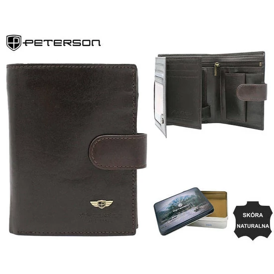 PETERSON PTN 22308L-VT RFID bőr pénztárca