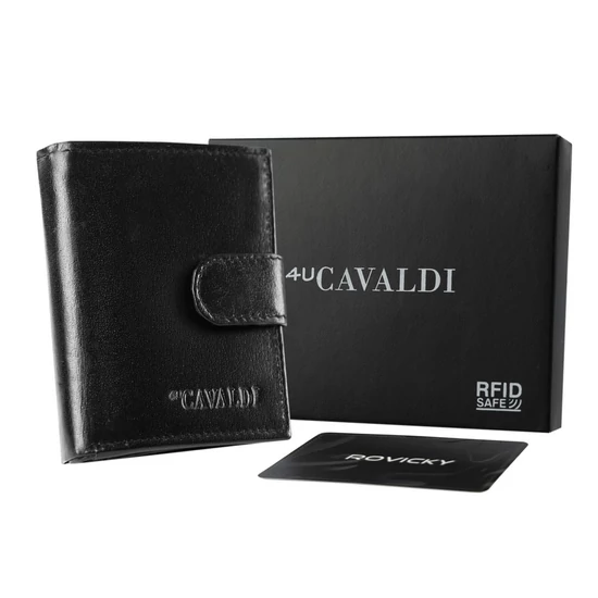 CAVALDI 4U RFID bőr pénztárca 0720L-P-BS-RFID