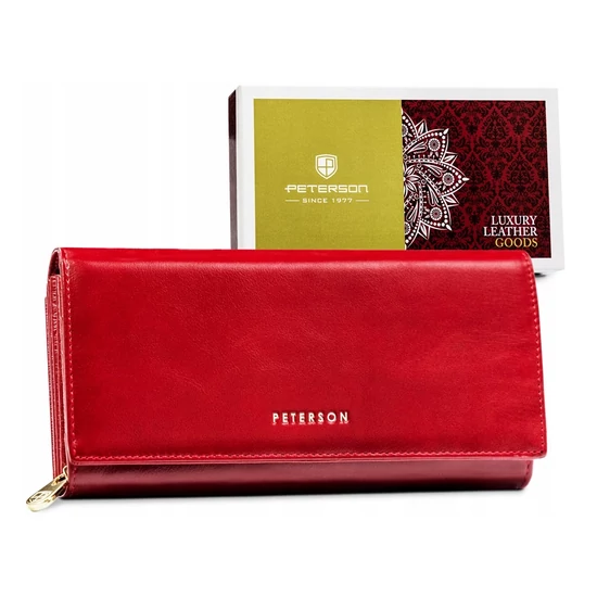 PETERSON PTN 42100-SG RFID bőr pénztárca