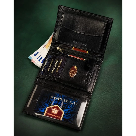 PETERSON PTN 333-P RFID bőr pénztárca