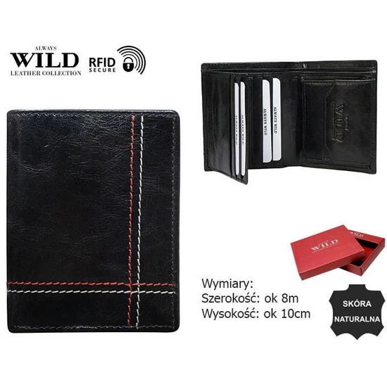ALWAYS WILD RFID bőr pénztárca N20197-VTK-D
