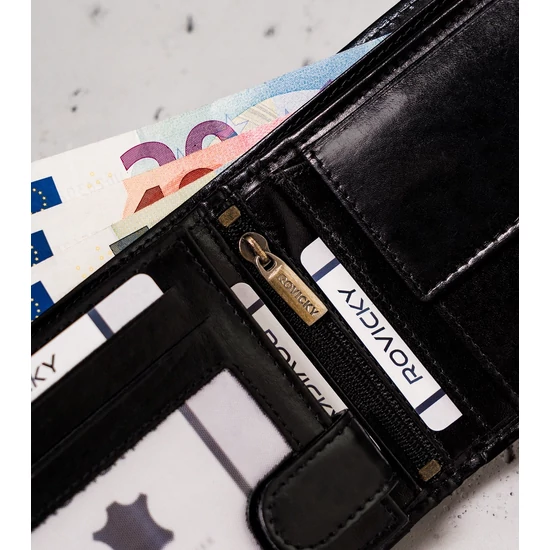 ROVICKY RFID bőr pénztárca N992-RVTP