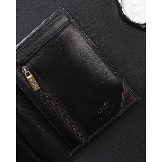 ROVICKY RFID bőr pénztárca N484-RVTM-GL