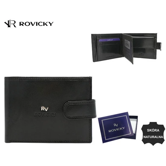 RFID bőrtárca ROVICKY RV-7870-9-BCA RV-7870-9-BCA