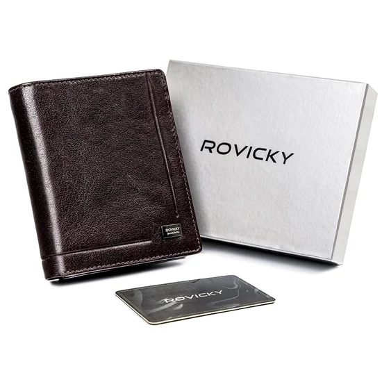 ROVICKY bőr RFID pénztárca PC-106-BAR