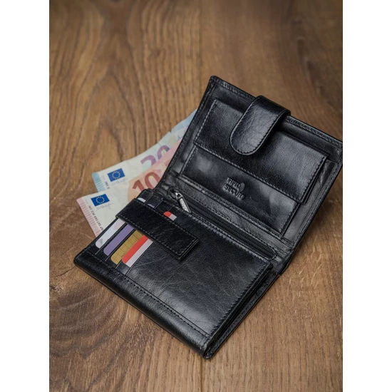 ROVICKY bőr RFID pénztárca PC-104L-BAR Barna