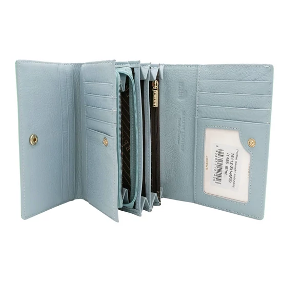 Női bőrtárca 76112-SH-RFID-1456 Menta