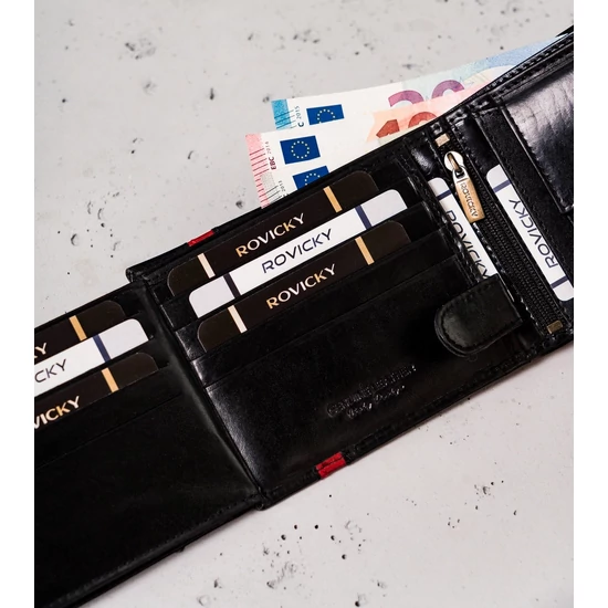 ROVICKY RFID bőr pénztárca N992L-RVTP