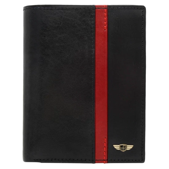 Férfi bőr pénztárca PTN N575-VTP-BL-RED