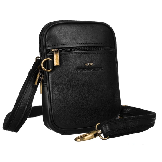 Bőr táska PTN 1113-NDM BLACK