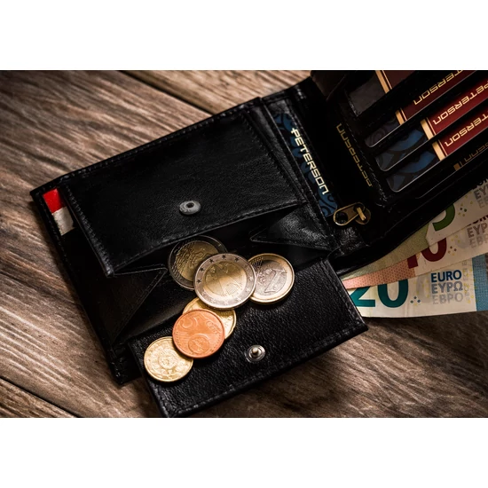 PETERSON PTN 304P-02 RFID bőr pénztárca
