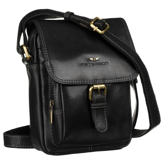 Bőr táska PTN TB-012-COM BLACK
