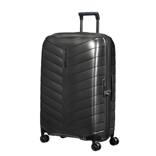 Samsonite Attrix Spinner Bőrönd 75 cm Black 10 év garancia