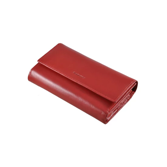 Emporio Valentini Keretes Bőrpénztárca 306230 Piros