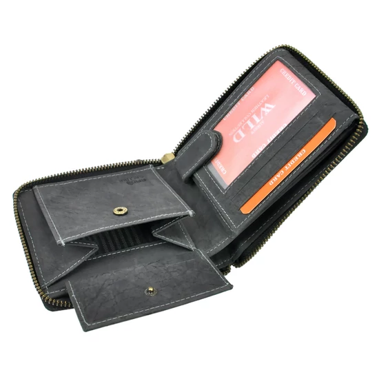 Wild Bőr Pénztárca RFID védelemmel