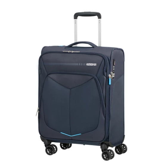 American Tourister Summerfunk Bővíthető Spinner Kabinbőrönd 55 cm Navy