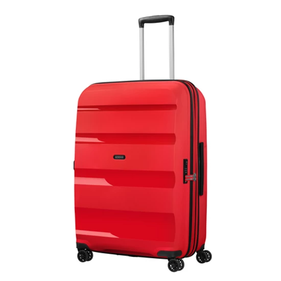 American Tourister Bon Air DLX Spinner Bővíthető Bőrönd 75cm MagmaRed