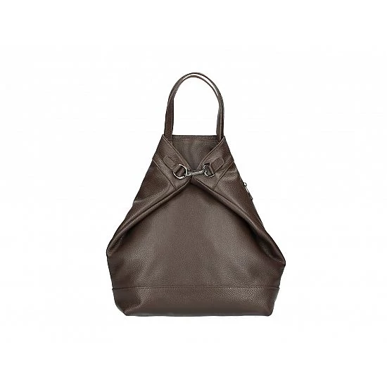 Valódi bőr női hátizsák sötétbarna színben S7167 DarkBrown