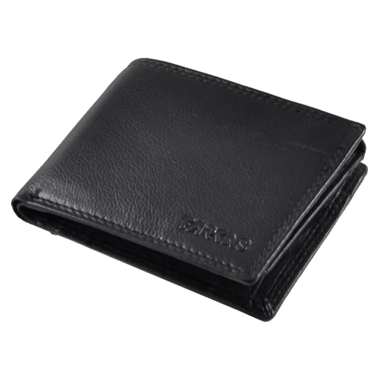 Nagy méretű Férfi bőr pénztárca fekete színben RFID védelemmel 301 Black