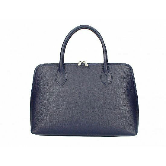 Valódi bőr női táska sötétkék színben M9090 BlueNavy