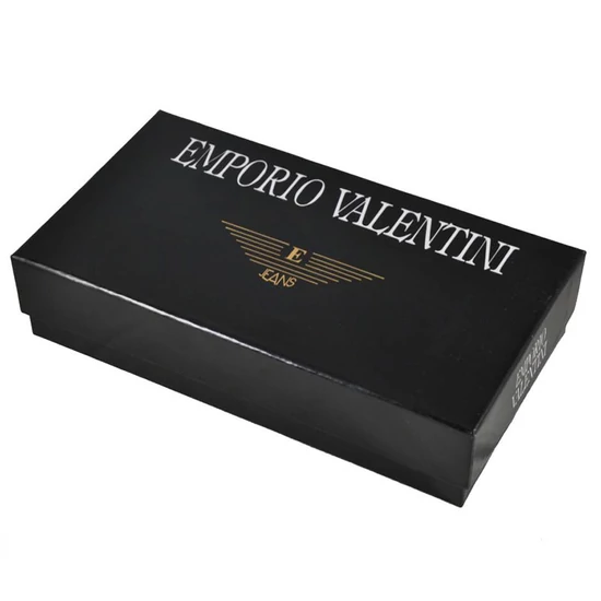 Emporio Valentini Kisméretű valódi bőr női pénztárca piros színben 563570 Red