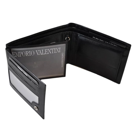 Emporio Valentini férfi bőr pénztárca piros színben 563261 Red
