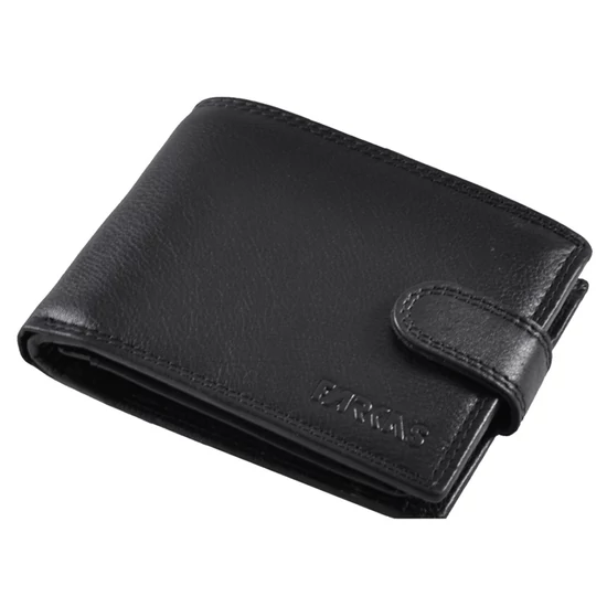 Férfi bőr pénztárca fekete színben RFID védelemmel 60106 Black