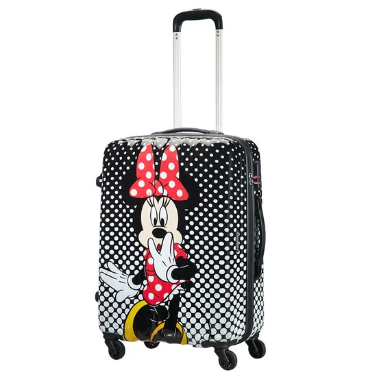 American Tourister Disney Legends Minnie PolkaDots Spinner bőrönd 65 cm-es