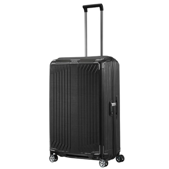 Samsonite Lite-Box Spinner Bőrönd 75 cm Black 10 év garancia
