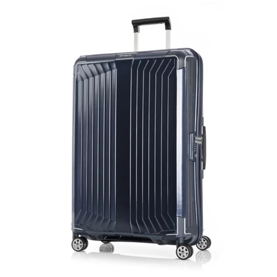 Samsonite Lite-Box Spinner Bőrönd 75 cm DeepBlue 10 év garancia
