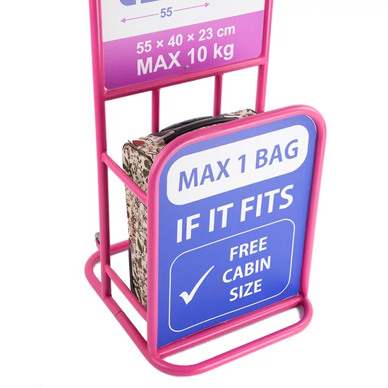 Virágos bőrönd kabin méret ÚJ WIZZAIR RYANAIR méret