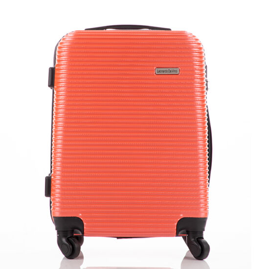 LEONARDO DA VINCI Bőrönd kabin méret Coral szín