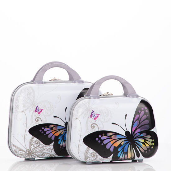 2 részes Pillangós kozmetikai táska szett