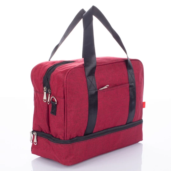 ORMI Utazótáska Wizzair méretű fedélzeti táska 40 x 30 x 20 cm fekete színben