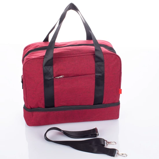 ORMI Utazótáska Wizzair méretű fedélzeti táska 40 x 30 x 20 cm fekete színben