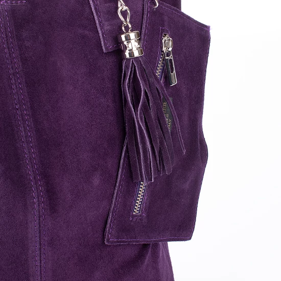 Valódi bőr női táska S6813 Purple