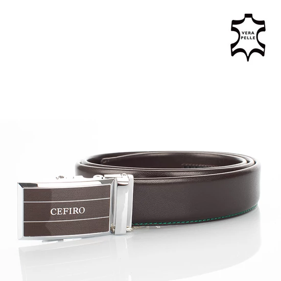 Cefiro automata férfi öv 120 cm barna színben