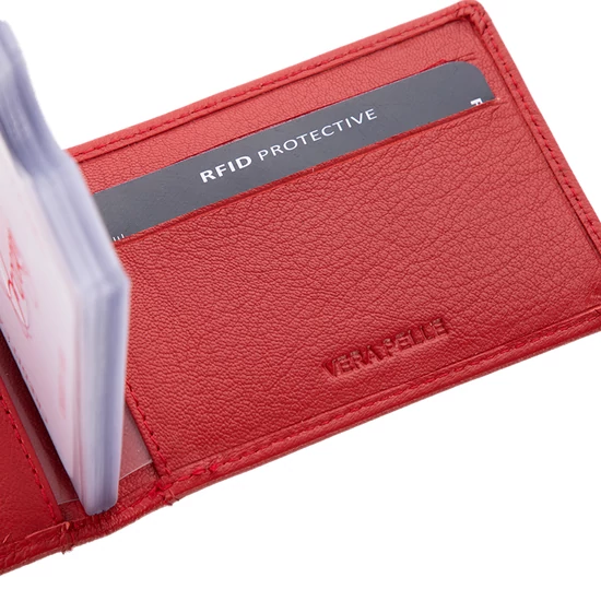FAIRY valódi bőr kártyatartó RFID rendszerrel