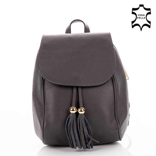 Valódi bőr női hátizsák S1288 2 Grey