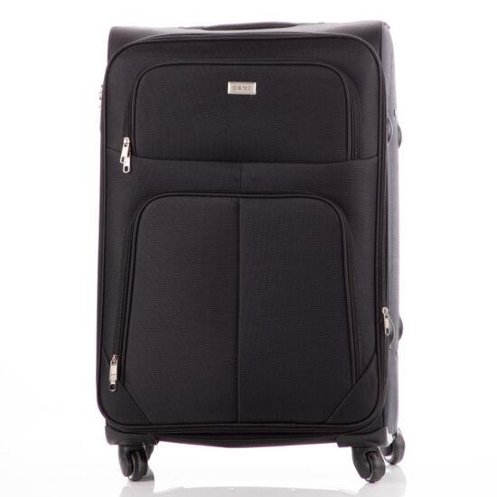 Óriás méretű bőrönd 4 kerekű 214 Fekete színben