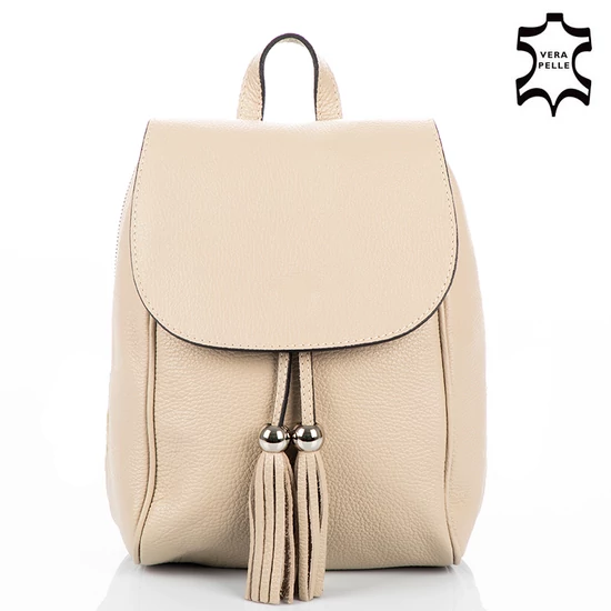 Valódi bőr női hátizsák S1288-2 Beige