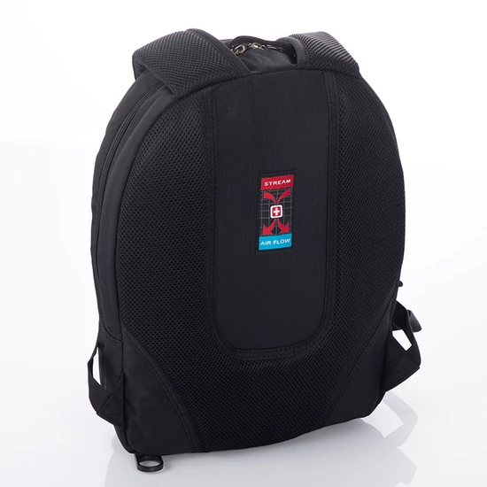 Swisswin laptoptartós hátizsák iskolatáska AIR FLOW szellőző rendszerrel