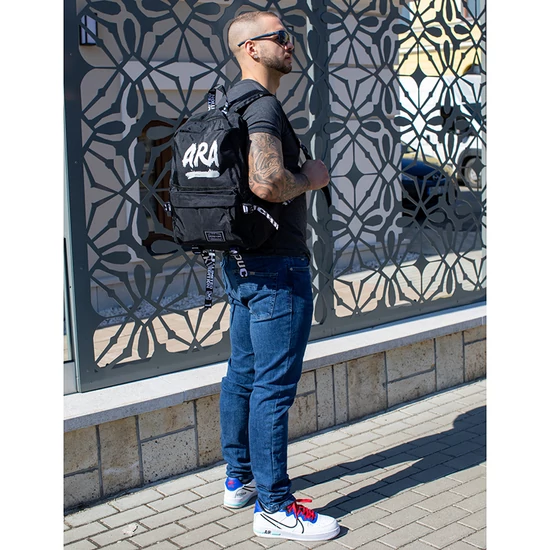 Hátizsák fekete színben 8815-black