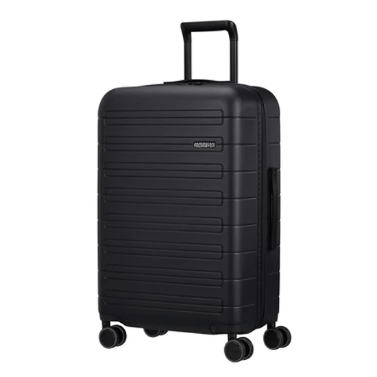 American Tourister Novastream bővíthető Spinner bőrönd 67 fekete