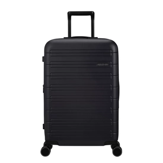 American Tourister Novastream bővíthető Spinner bőrönd 67 fekete