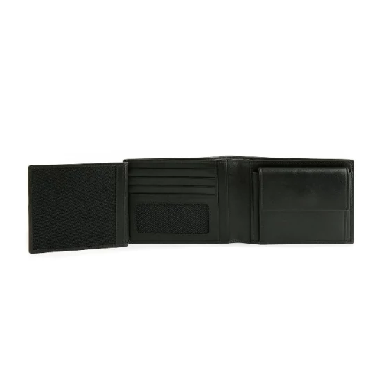 Roncato bőr pénztárca fekete színben R-2903 Black