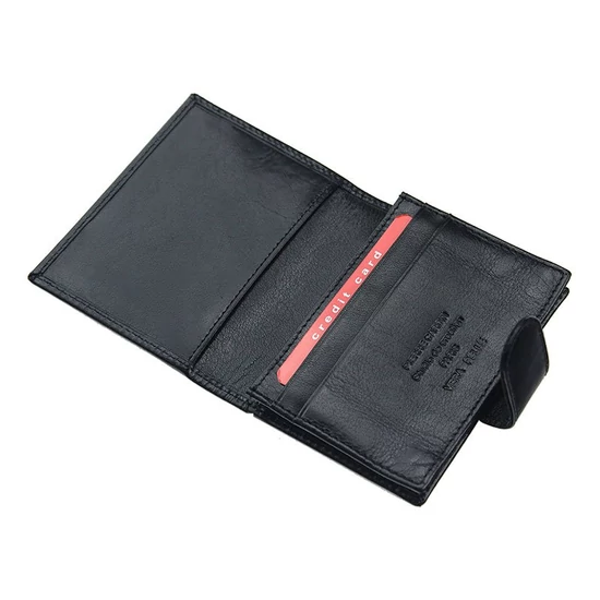 Pierre Cardin valódi bőr férfi fekete kártyatartó díszdobozban 520 10 3005 Black
