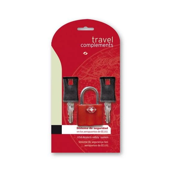 M-004350 John Travel kulcsos TSA bőröndlakat 